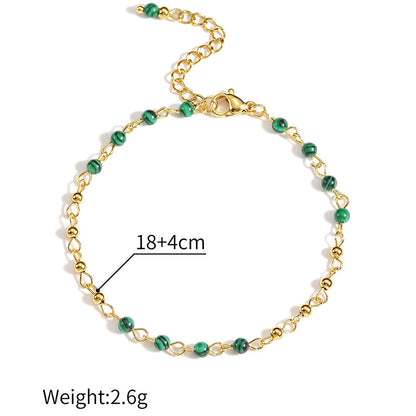 Retro style bead splicing bracelet